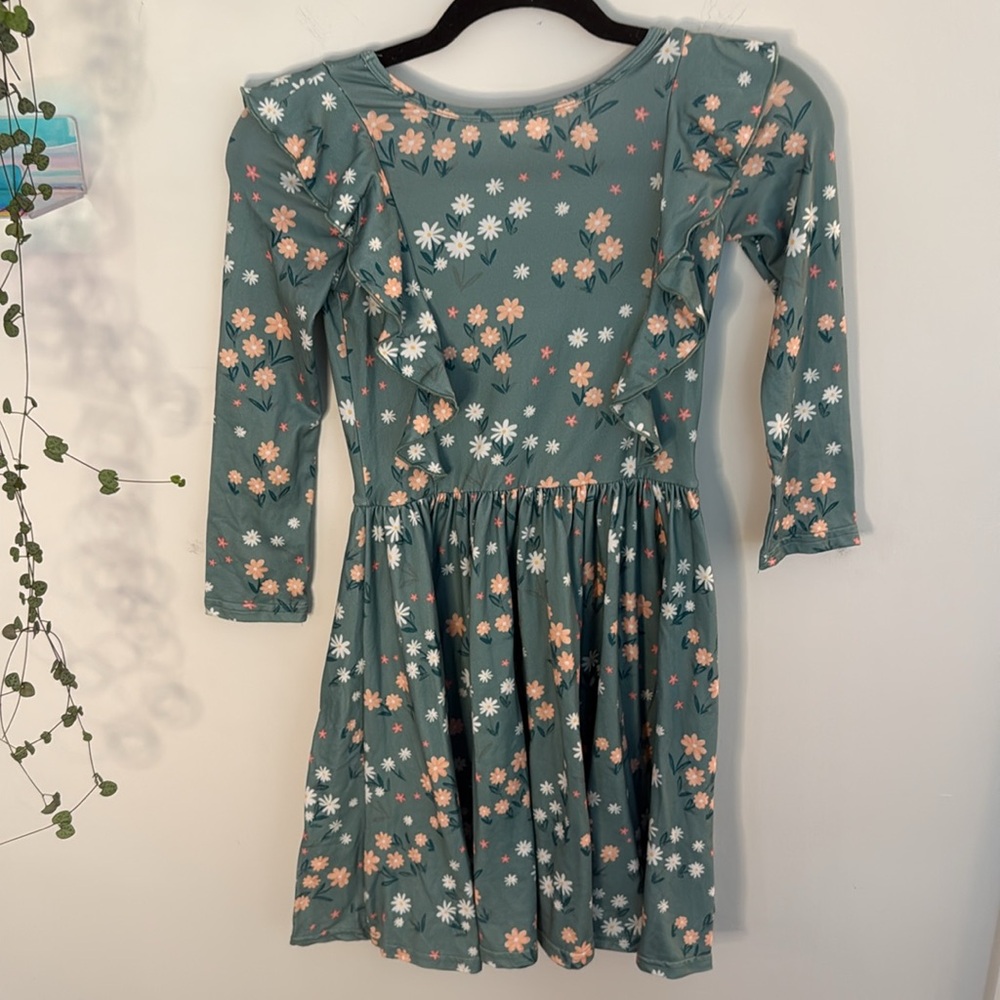 Dot dot smile brand, girls floral dress “The Ruffle Dress” - Picture 5 of 5
